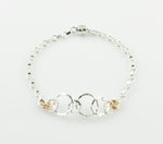 Interlocking Circles Link Bracelet