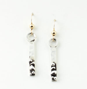 Pebble Bar Drop Earrings