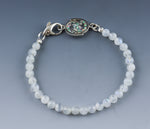 Mini Ebb & Flow Moonstone Beaded Bracelet