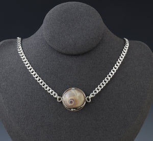 Sharkeye Moonsnail Shell Choker