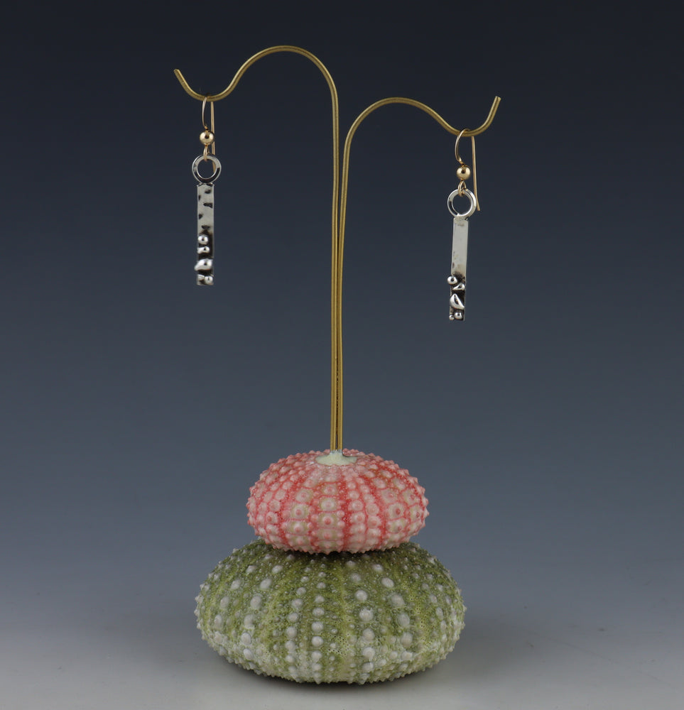 Pebble Bar Drop Earrings