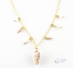 Cone Shell & Freshwater Pearl Necklace