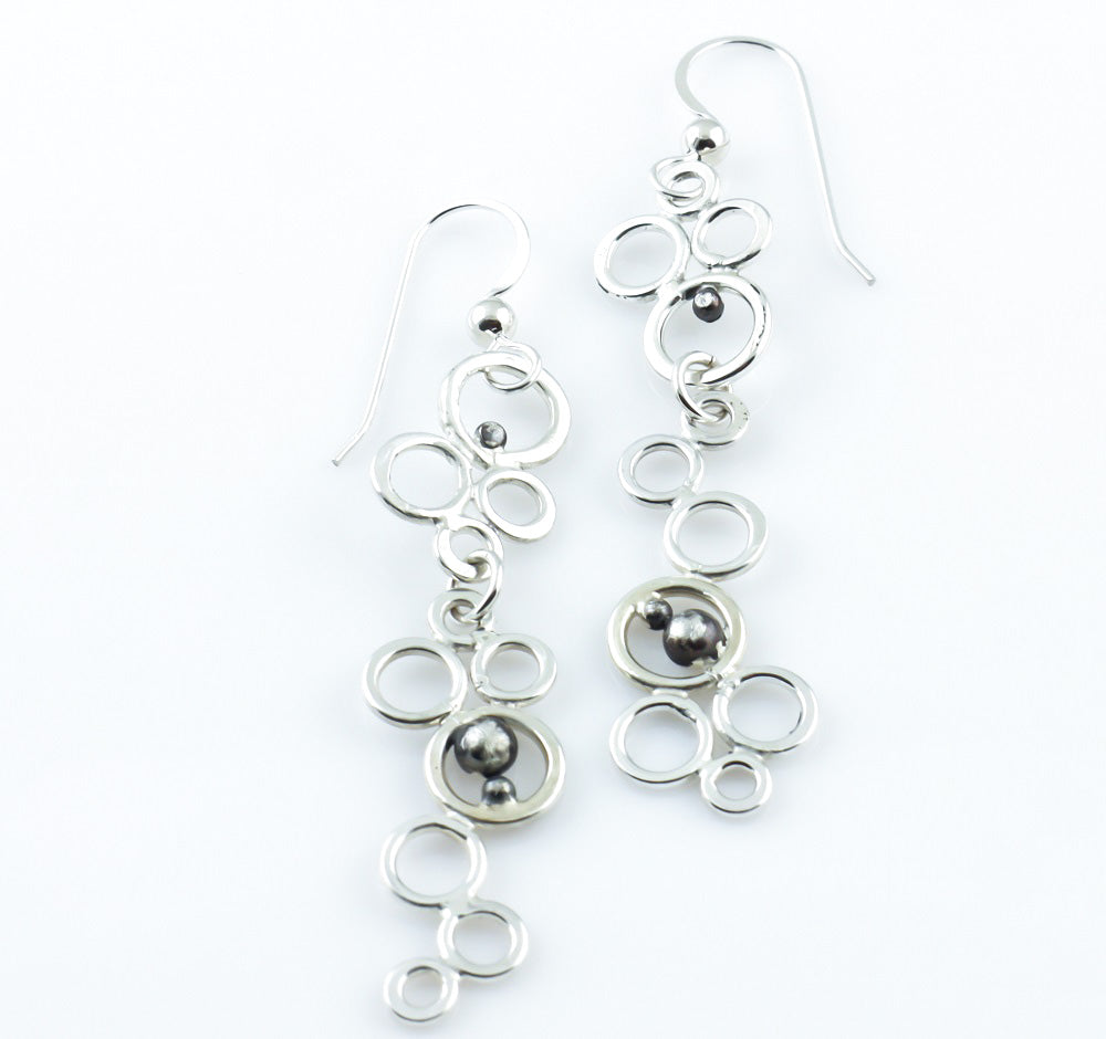 
            
                Load image into Gallery viewer, Bubble &amp;amp; Pebble Statement Earrings
            
        